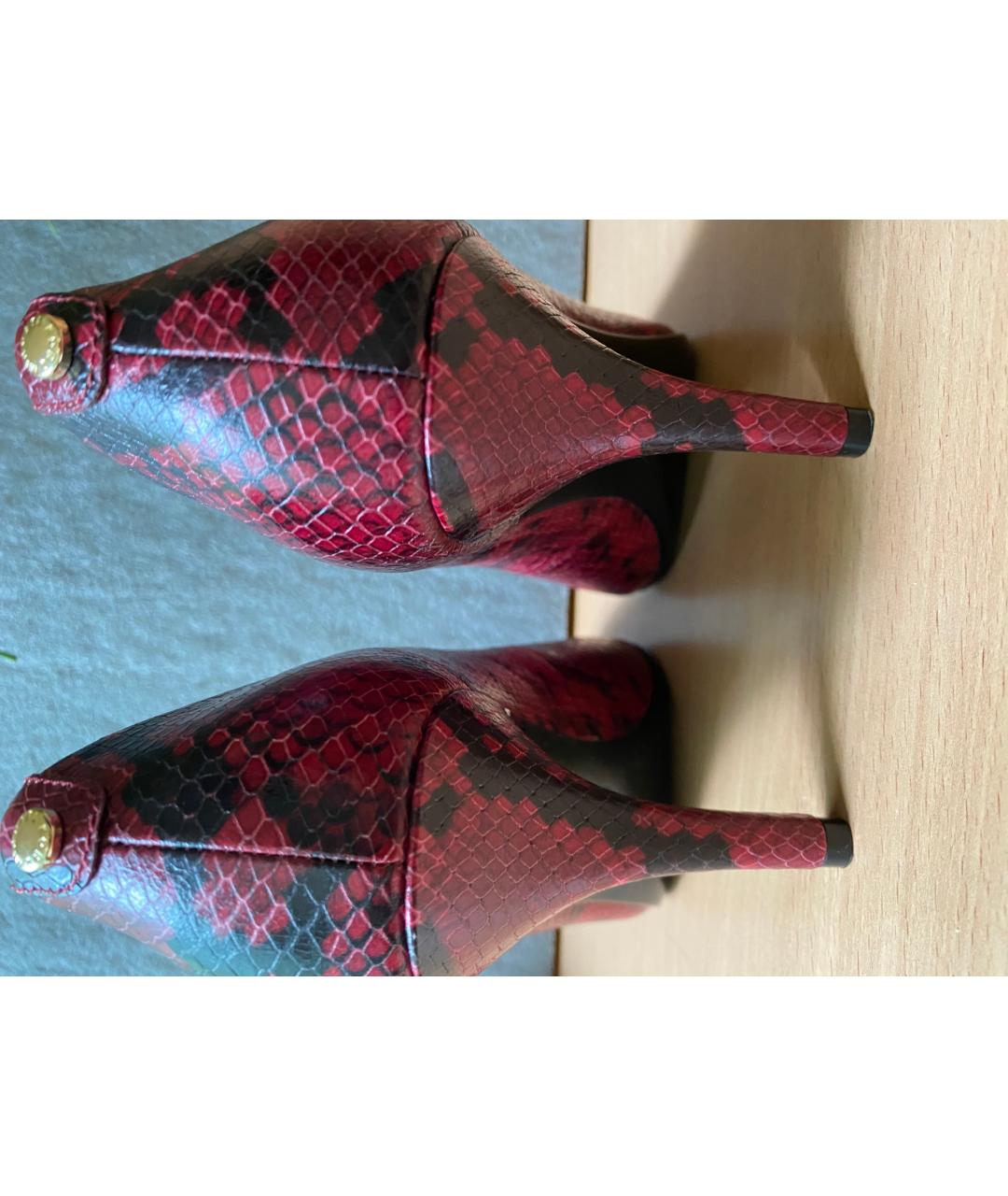 MICHAEL MICHAEL KORS Бордовые кожаные туфли, фото 4