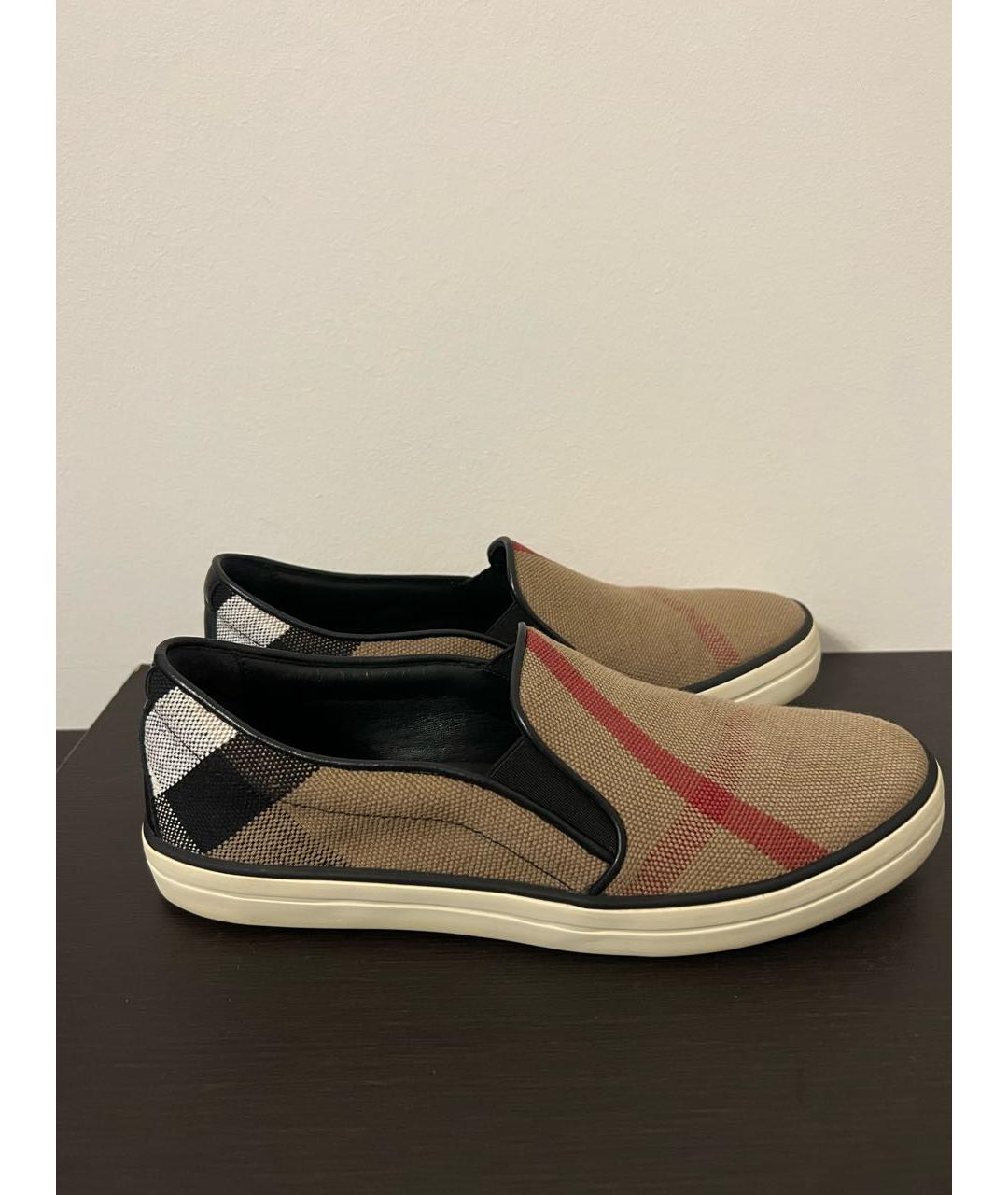 Burberry slip on shoes best sale