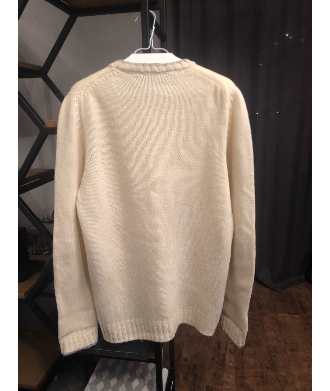 GRAN SASSO Белый шерстяной джемпер / свитер, фото 2