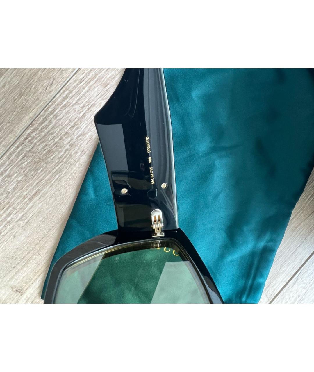 GUCCI Черные пластиковые солнцезащитные очки, фото 5