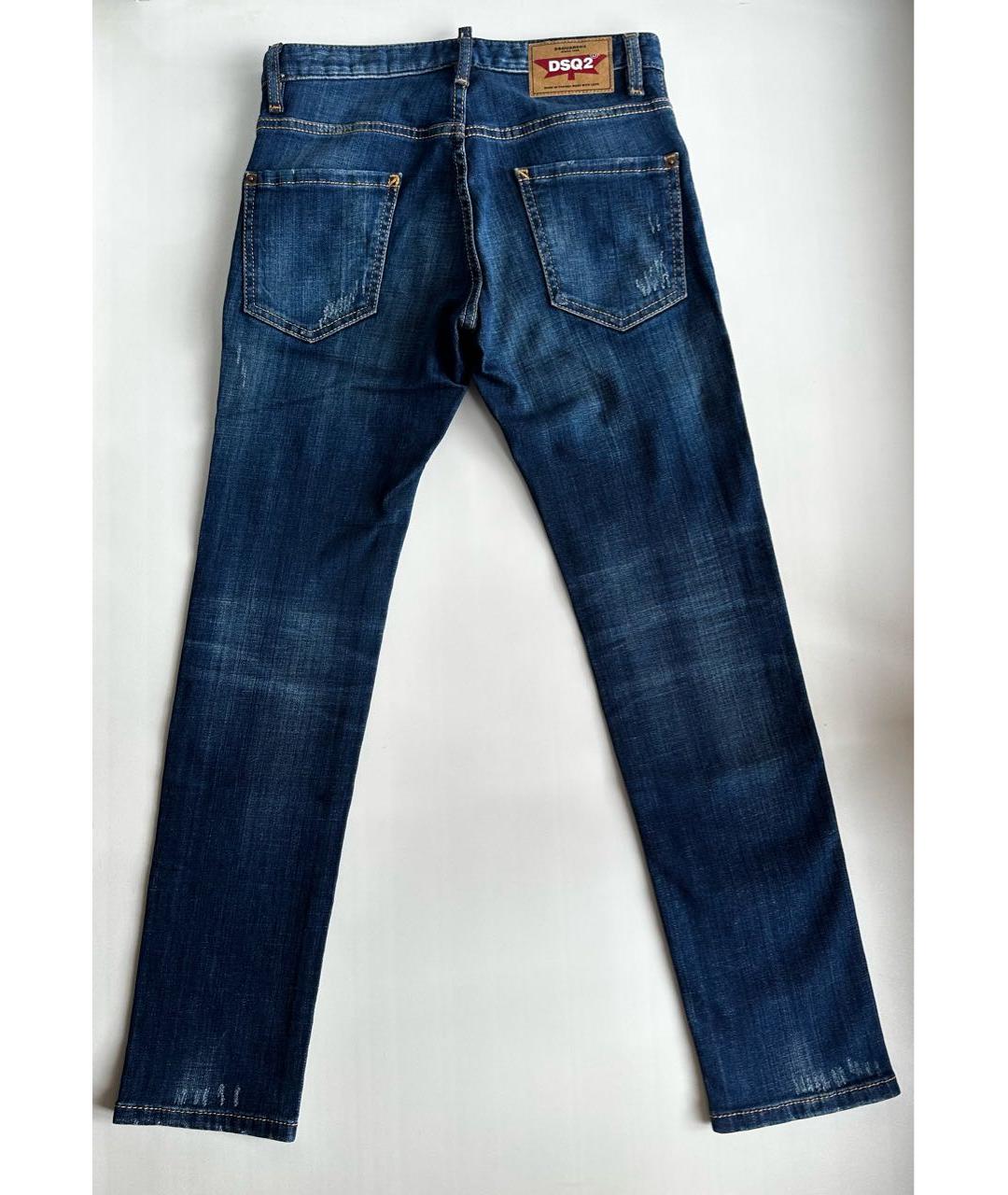 DSQUARED2 Темно-синие деним детские джинсы, фото 2