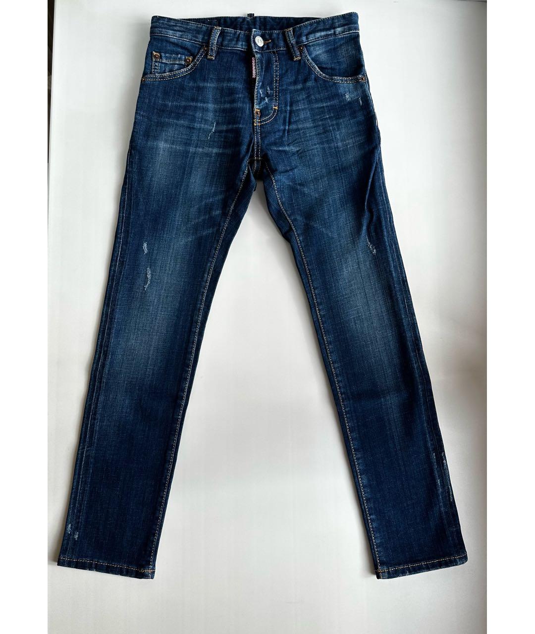 DSQUARED2 Темно-синие деним детские джинсы, фото 7