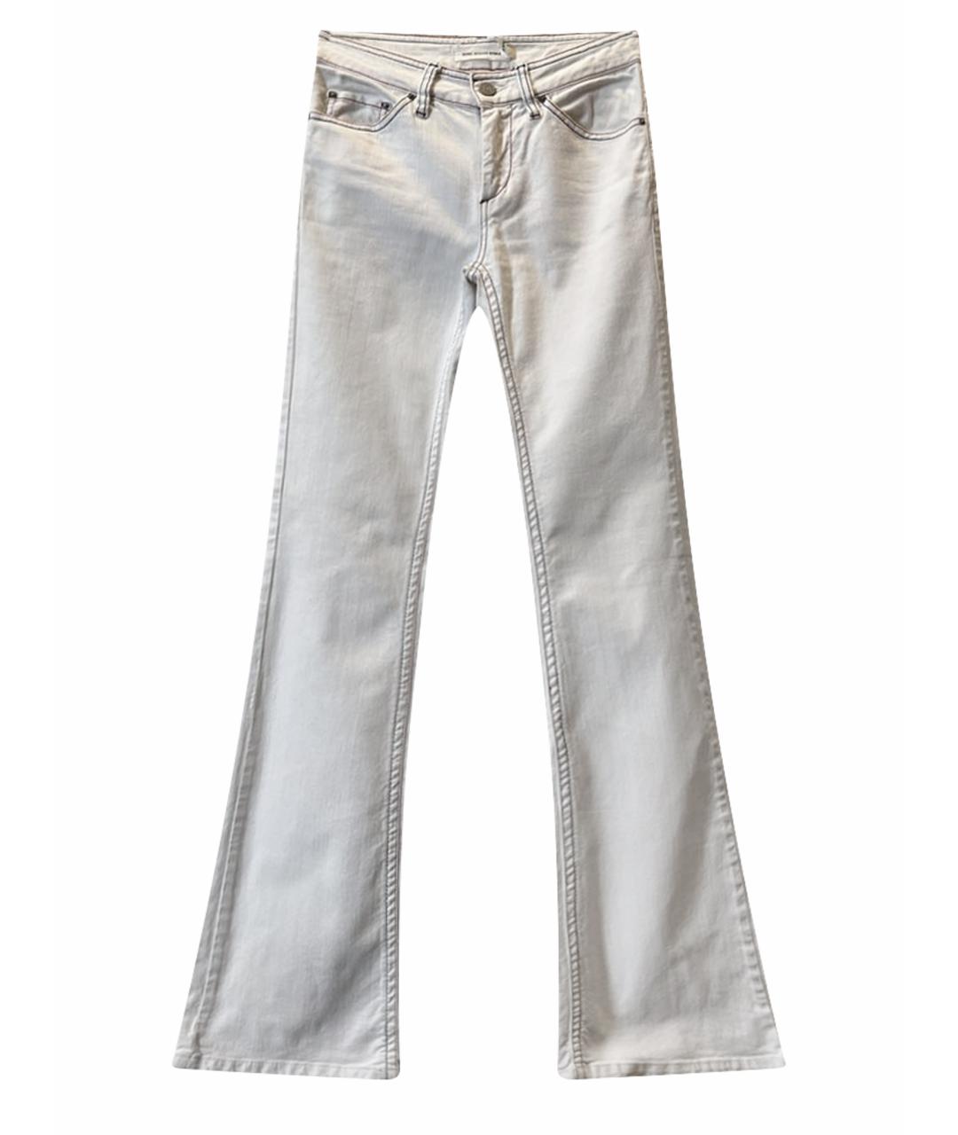 ISABEL MARANT ETOILE Белые хлопковые джинсы клеш, фото 1