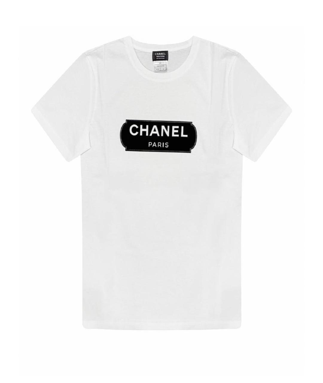 CHANEL PRE-OWNED Хлопковая футболка, фото 1