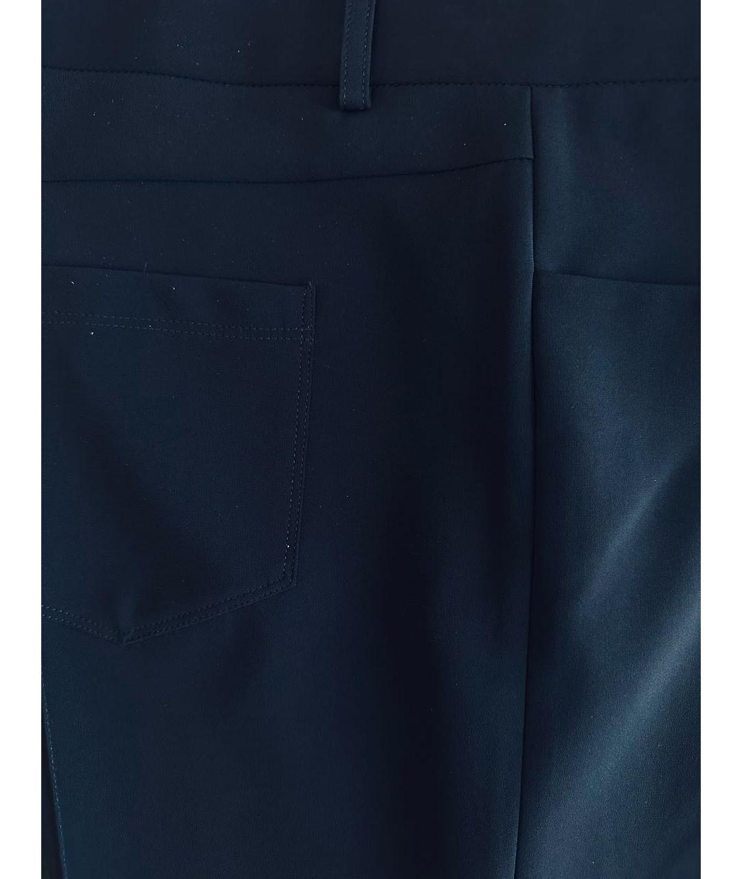 MOSCHINO Темно-синие брюки узкие, фото 7