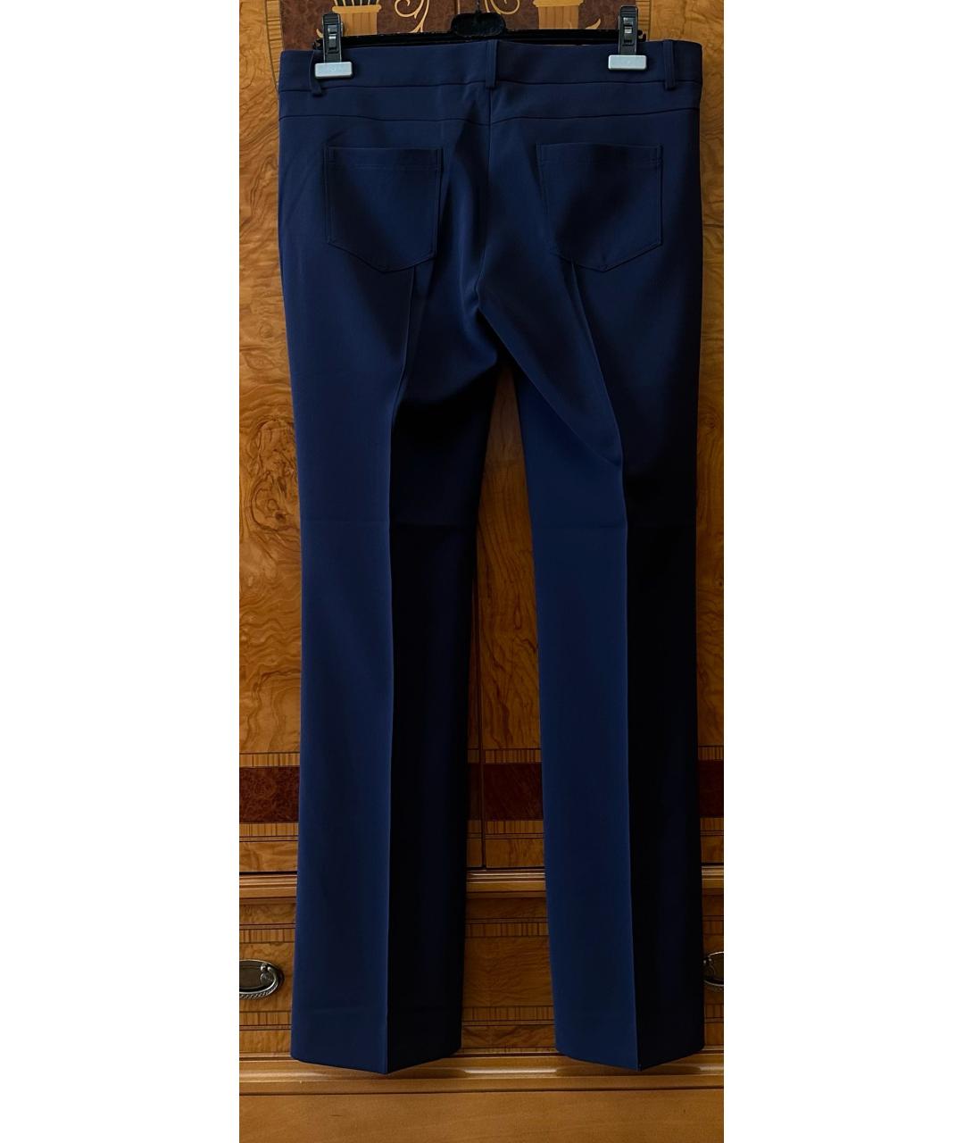 MOSCHINO Темно-синие брюки узкие, фото 2