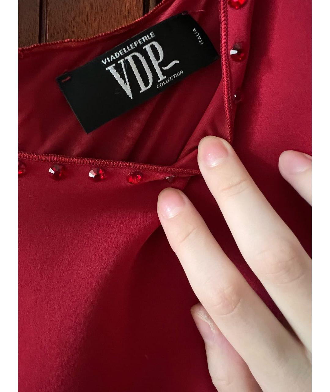 VDP Красный полиамидовый костюм с юбками, фото 2