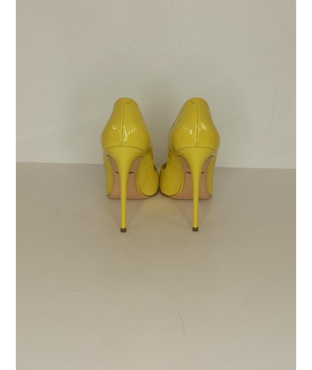 DOLCE&GABBANA Желтые туфли из лакированной кожи, фото 3