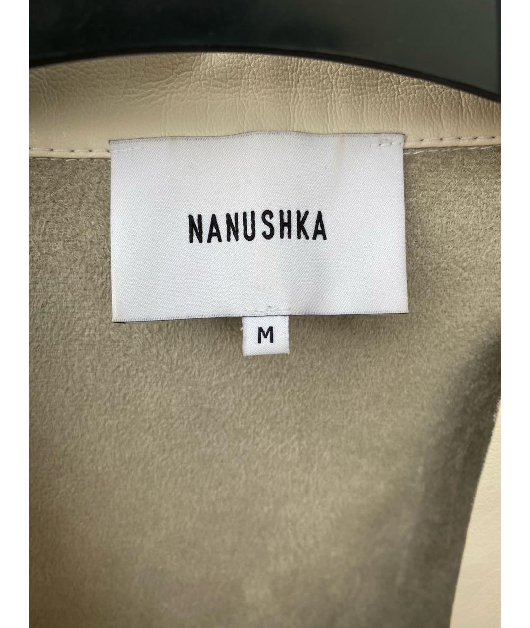 NANUSHKA Бежевый полиэстеровый костюм с брюками, фото 4