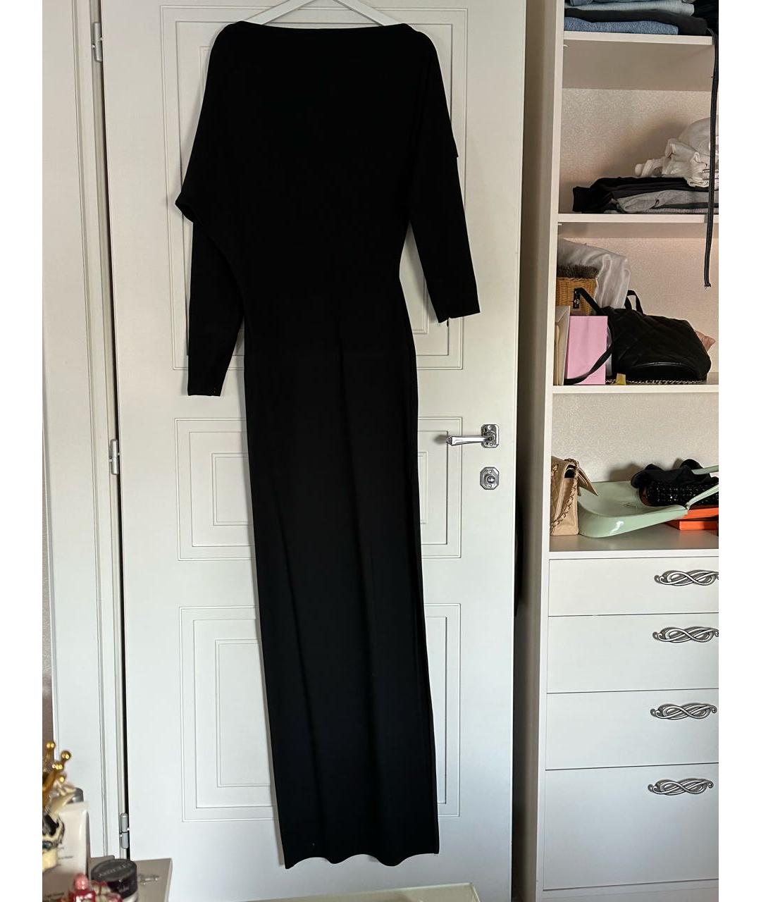 SASHAVERSE Черное вискозное вечернее платье, фото 5