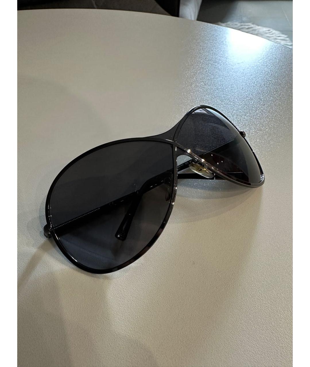 ESCADA Черные металлические солнцезащитные очки, фото 2