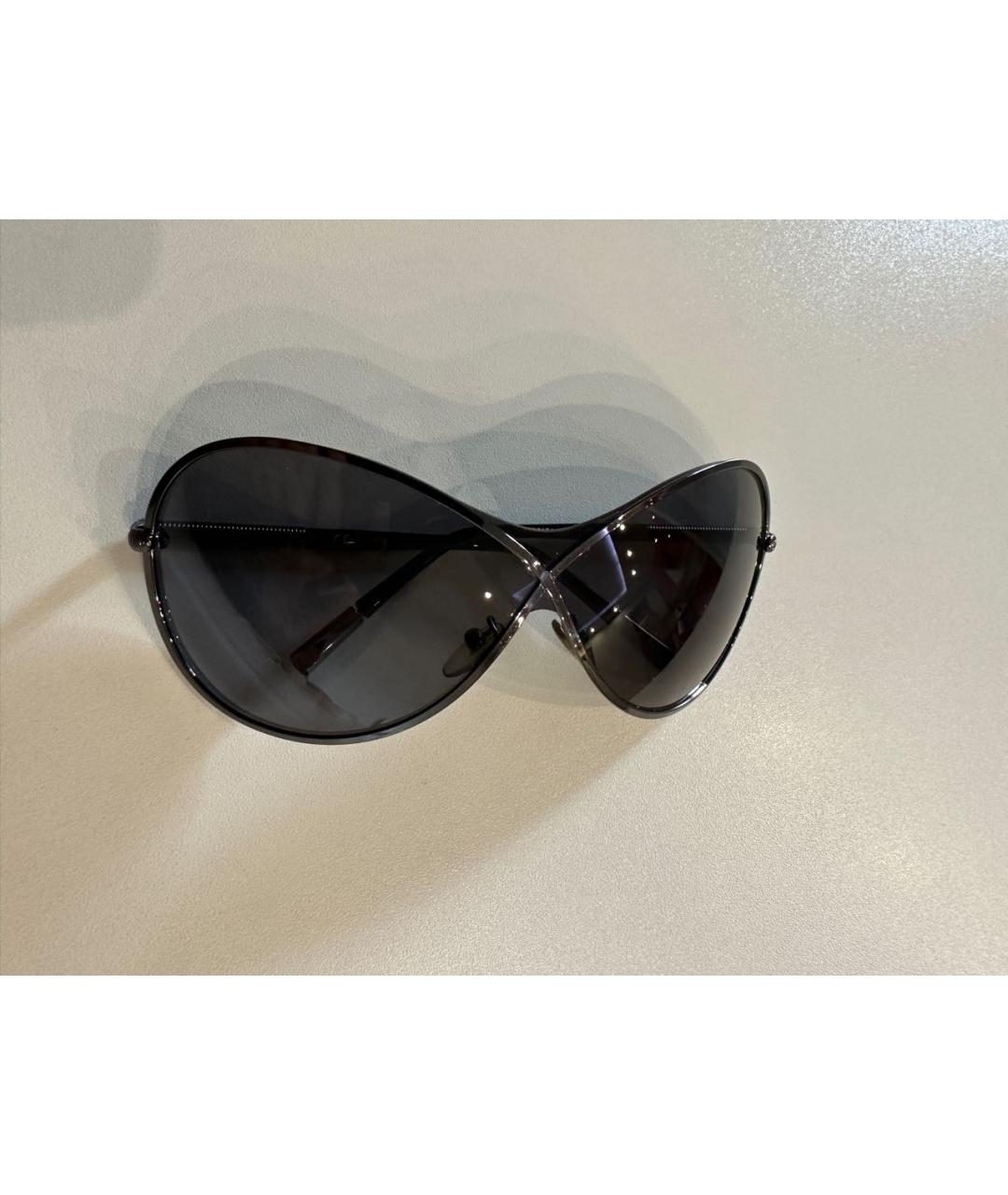 ESCADA Черные металлические солнцезащитные очки, фото 8