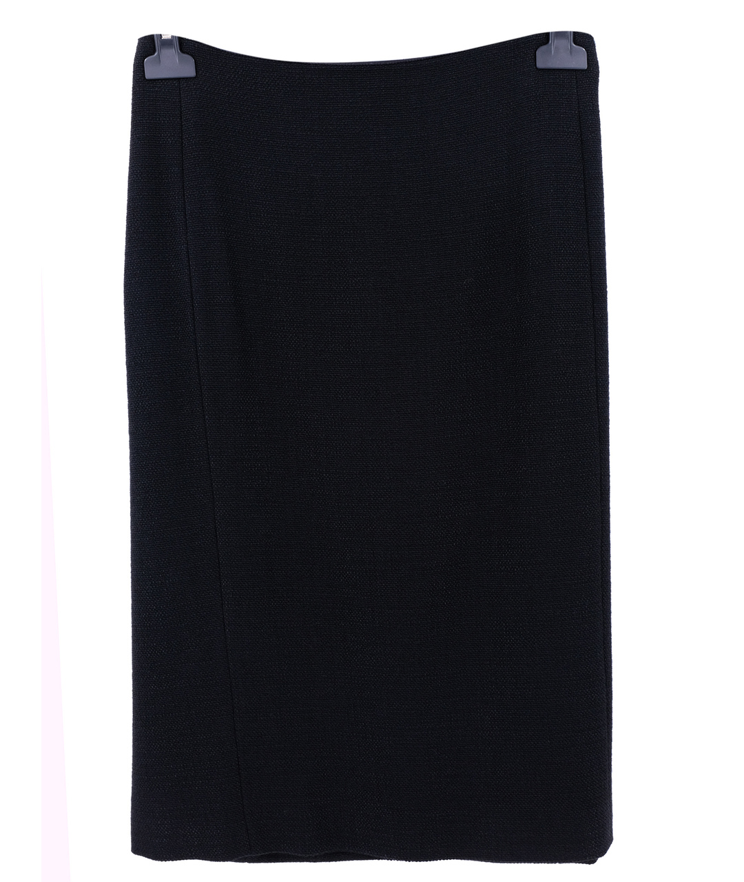 MOSCHINO Черная шелковая юбка миди, фото 1