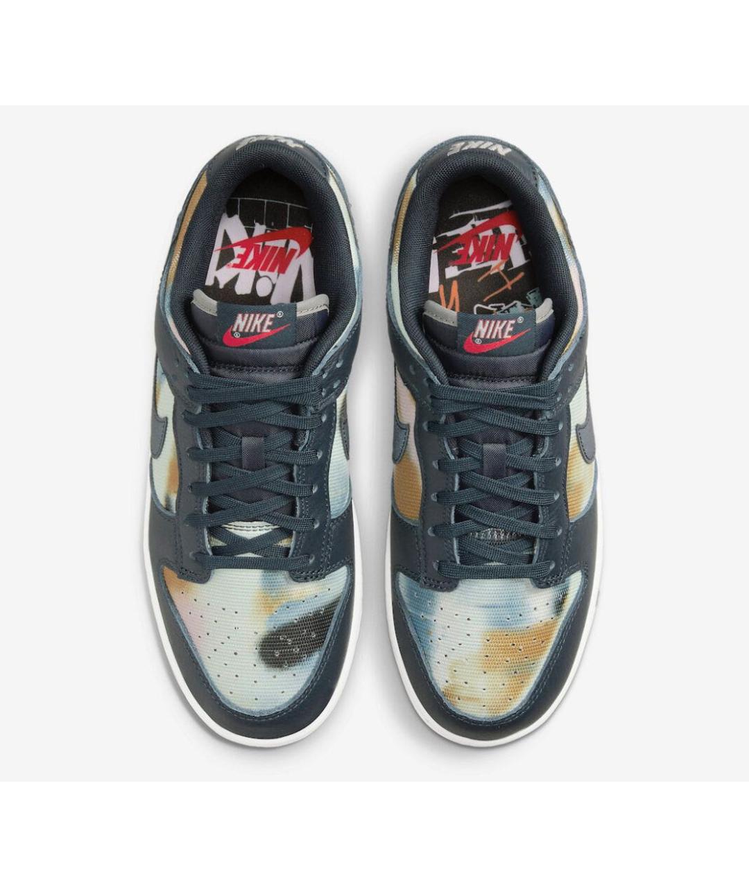 NIKE Мульти кожаные низкие кроссовки / кеды, фото 3