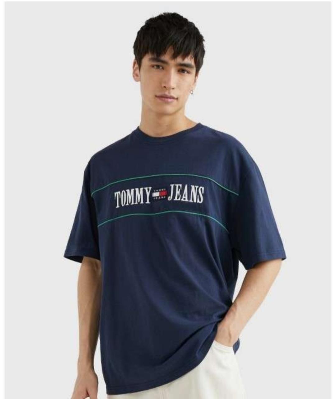 TOMMY DENIM Темно-синяя футболка, фото 4