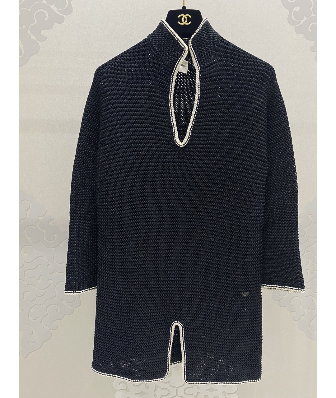 CHANEL PRE-OWNED Черный полиамидовый джемпер / свитер, фото 7