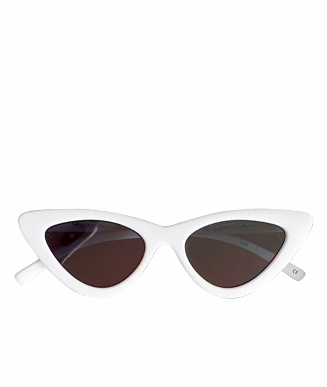 ADAM SELMAN Белые пластиковые солнцезащитные очки, фото 1