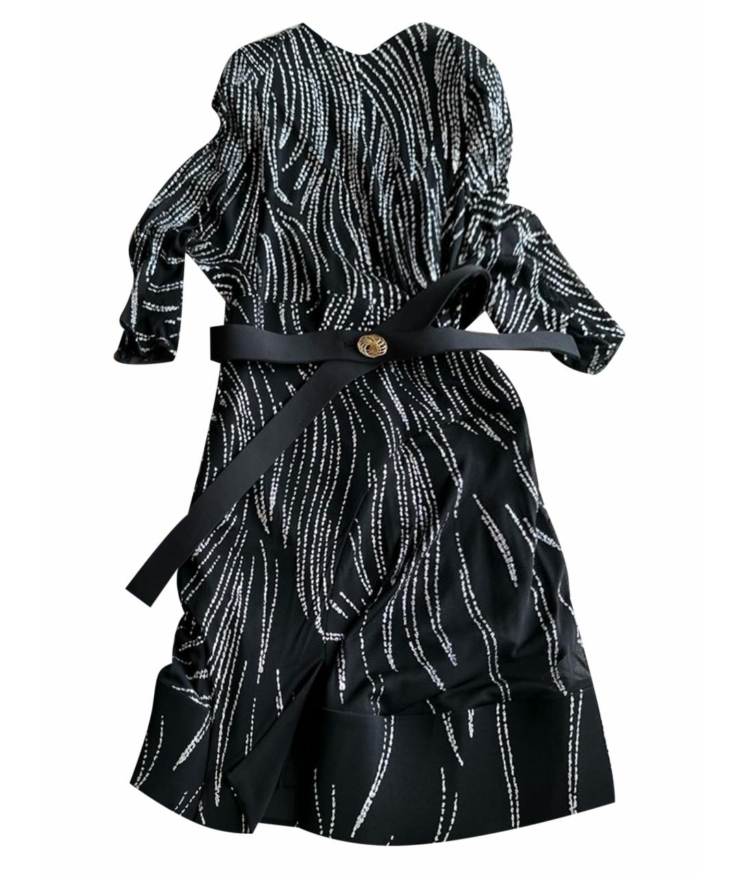 LOUIS VUITTON Черное вискозное вечернее платье, фото 1