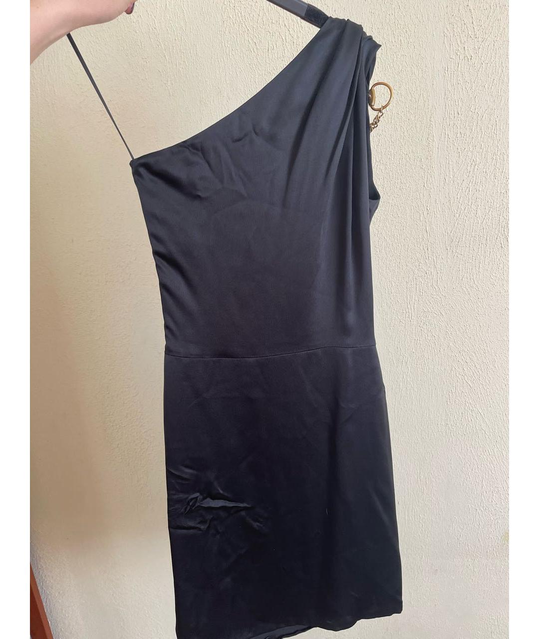 GUCCI Черное шелковое вечернее платье, фото 2