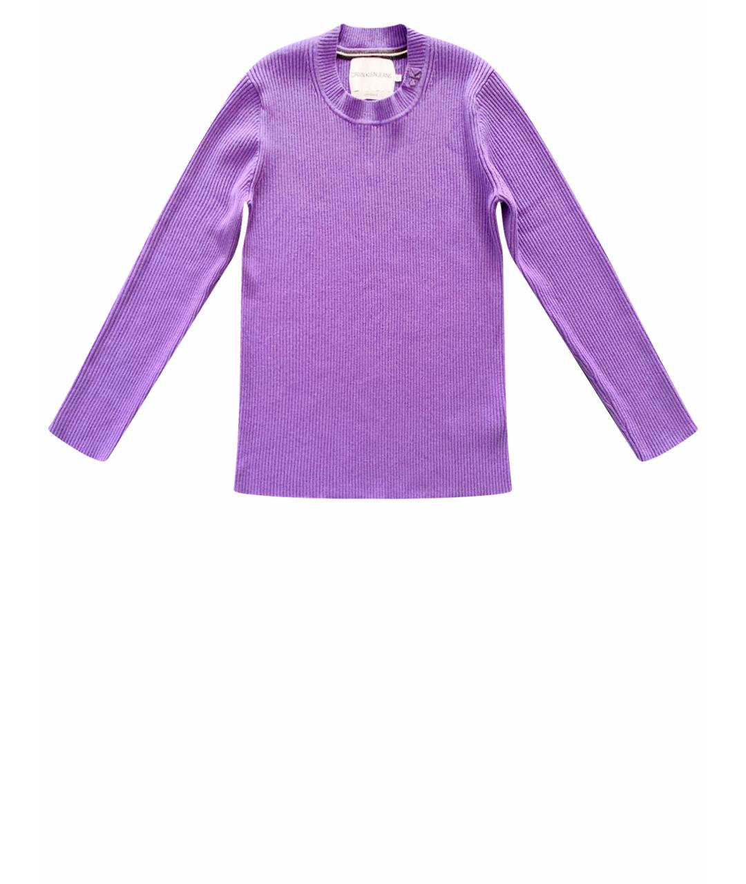 CALVIN KLEIN JEANS Фиолетовый полиамидовый джемпер / свитер, фото 1