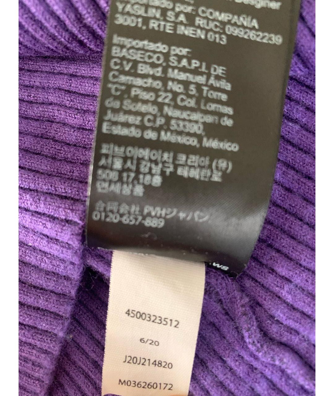 CALVIN KLEIN JEANS Фиолетовый полиамидовый джемпер / свитер, фото 7