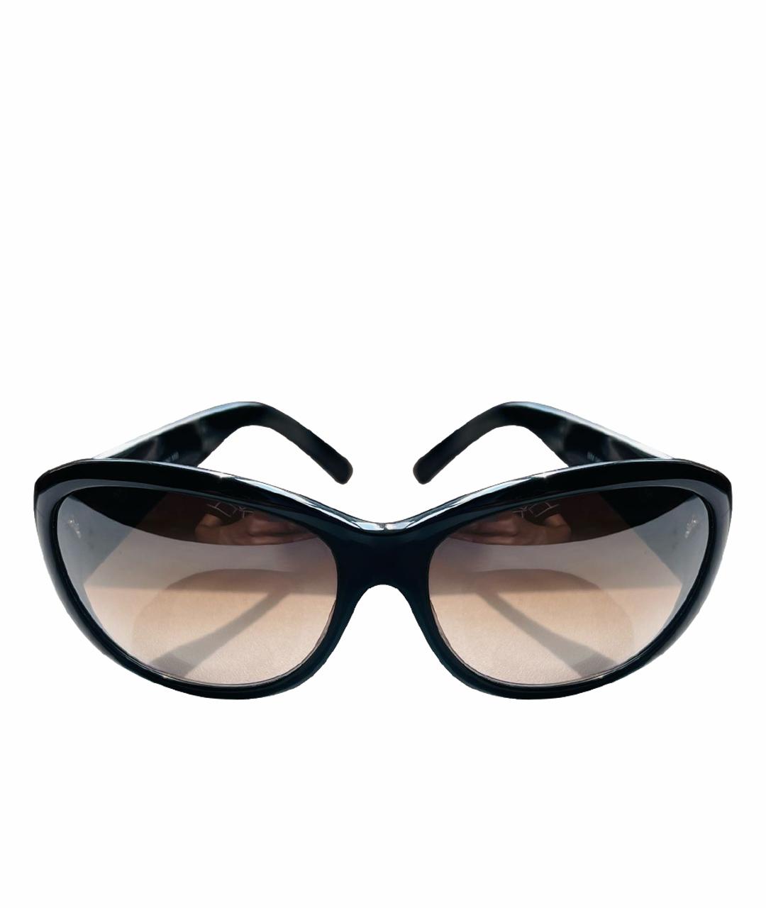BLUMARINE Черные пластиковые солнцезащитные очки, фото 1