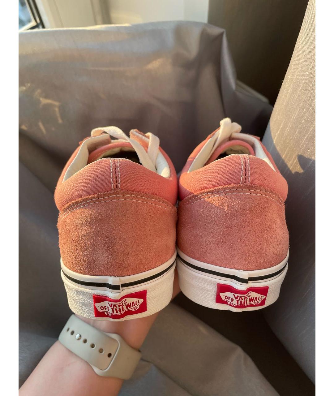 VANS Розовые текстильные кеды, фото 4