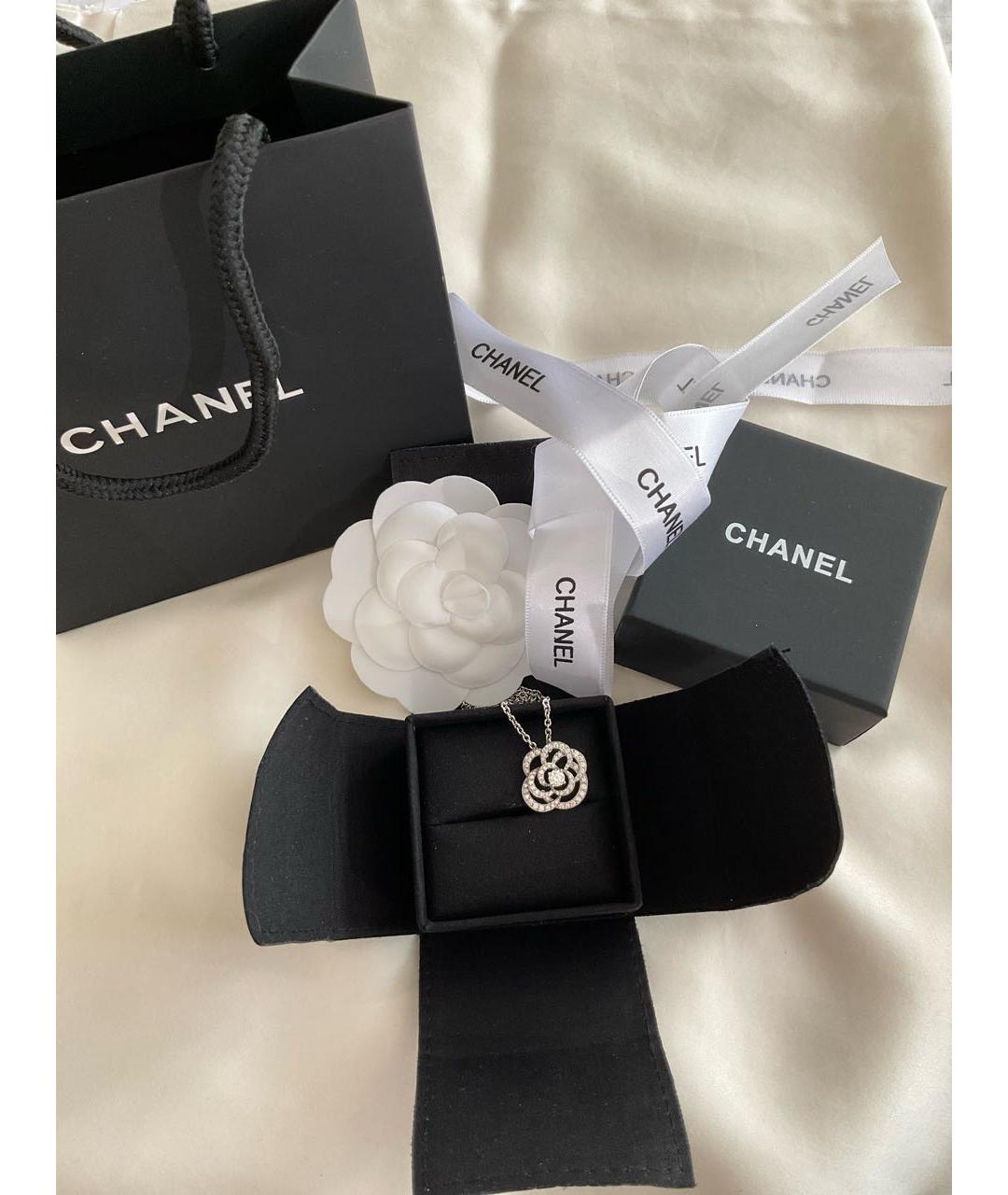 CHANEL Серебрянный кулон из белого золота, фото 7