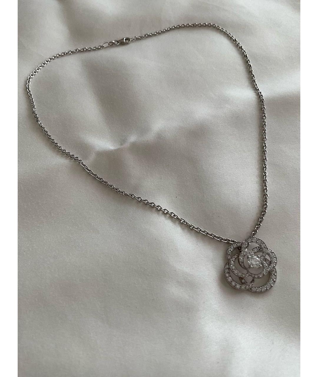 CHANEL Серебрянный кулон из белого золота, фото 2