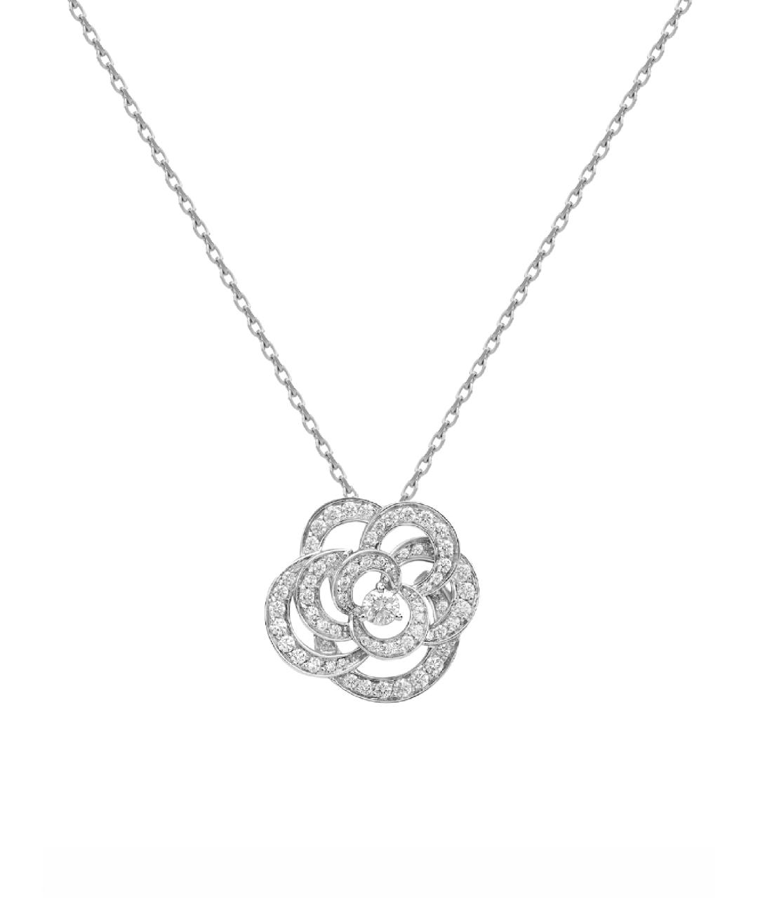 CHANEL Серебрянный кулон из белого золота, фото 1