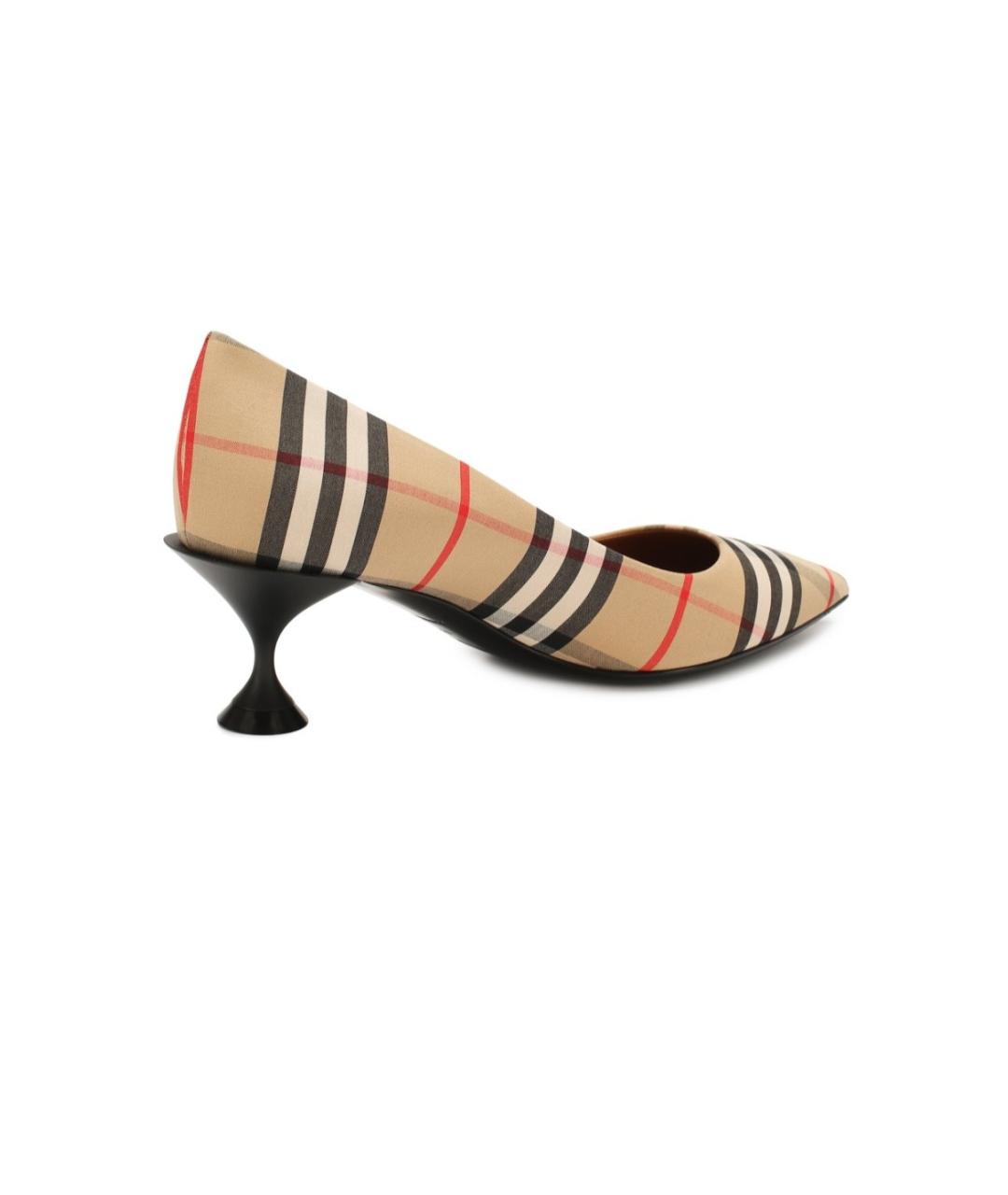 BURBERRY Коричневые туфли, фото 4