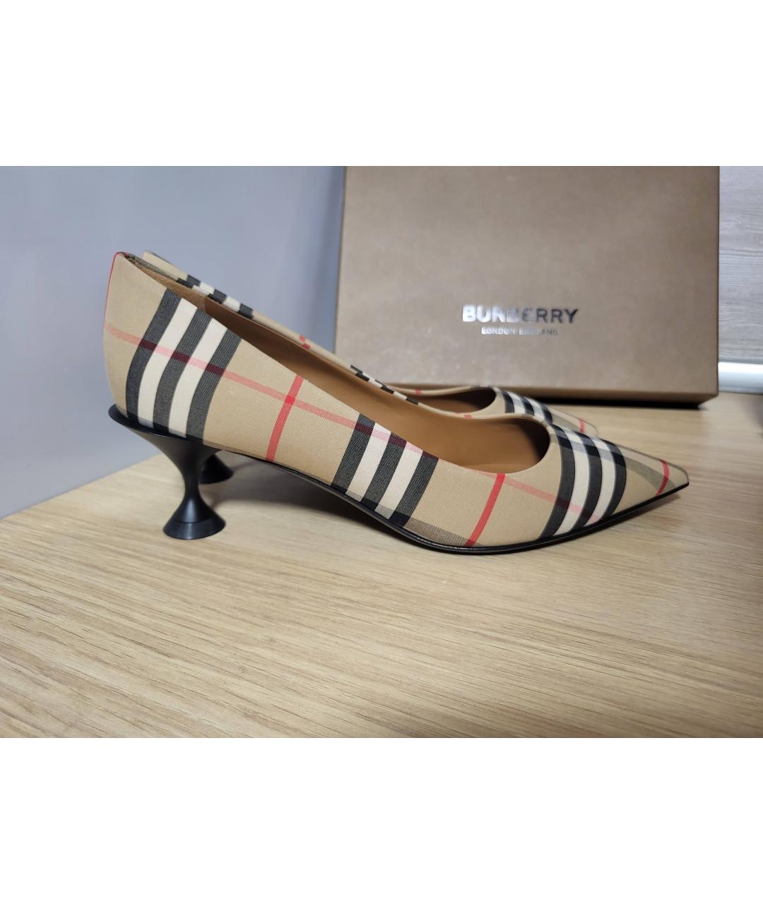 BURBERRY Коричневые туфли, фото 9