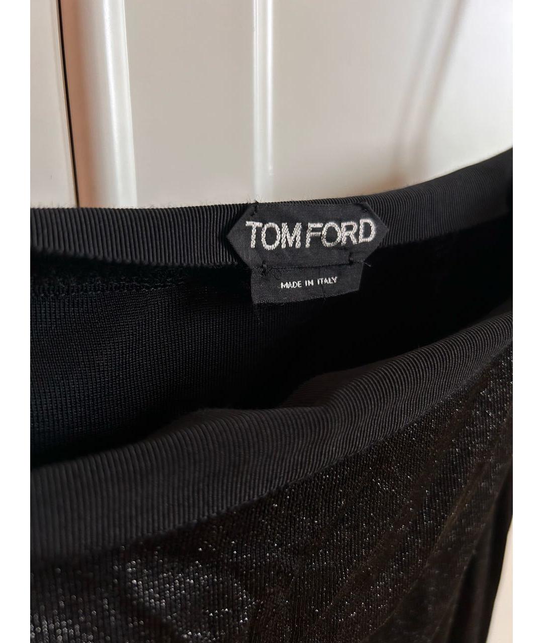 TOM FORD Антрацитовый вискозный костюм с юбками, фото 6