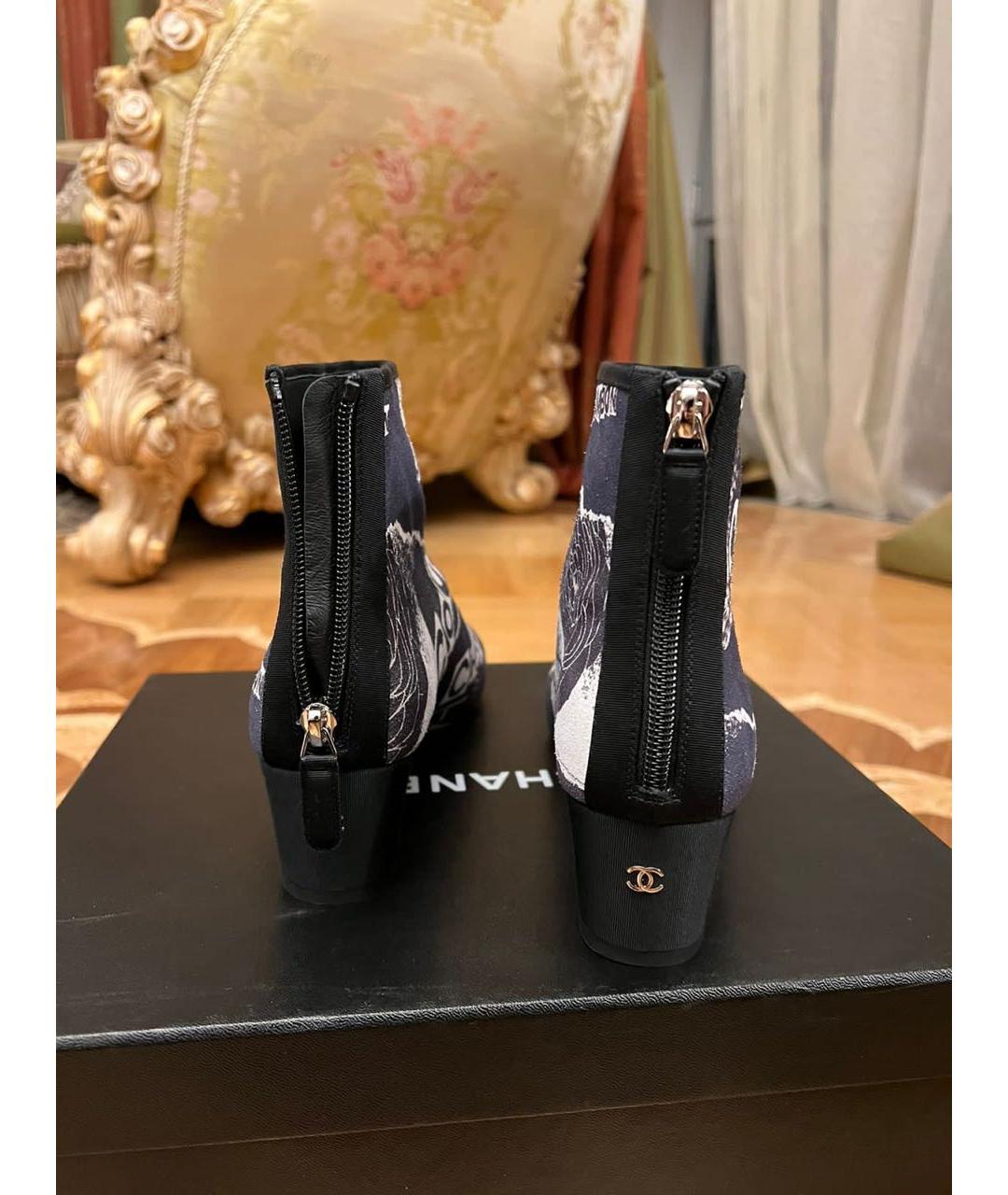 CHANEL Кожаные ботильоны, фото 3