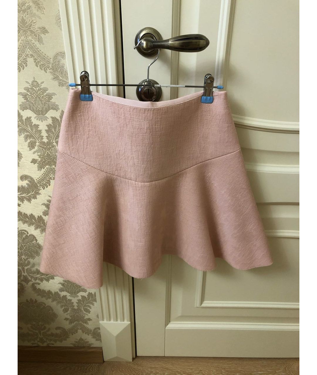 MAJE Розовая вискозная юбка макси, фото 5
