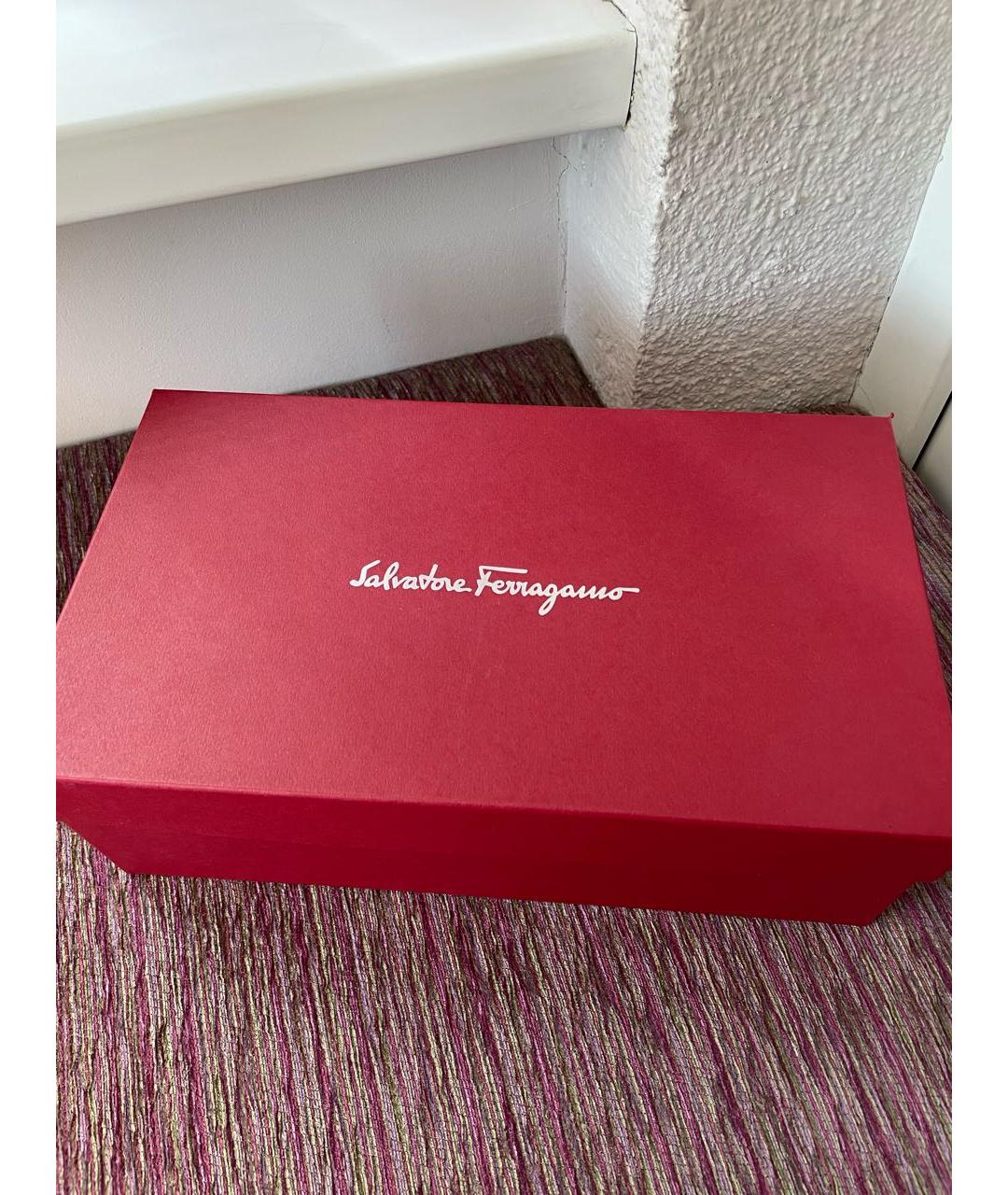 FERRAGAMO Черные кожаные туфли, фото 8