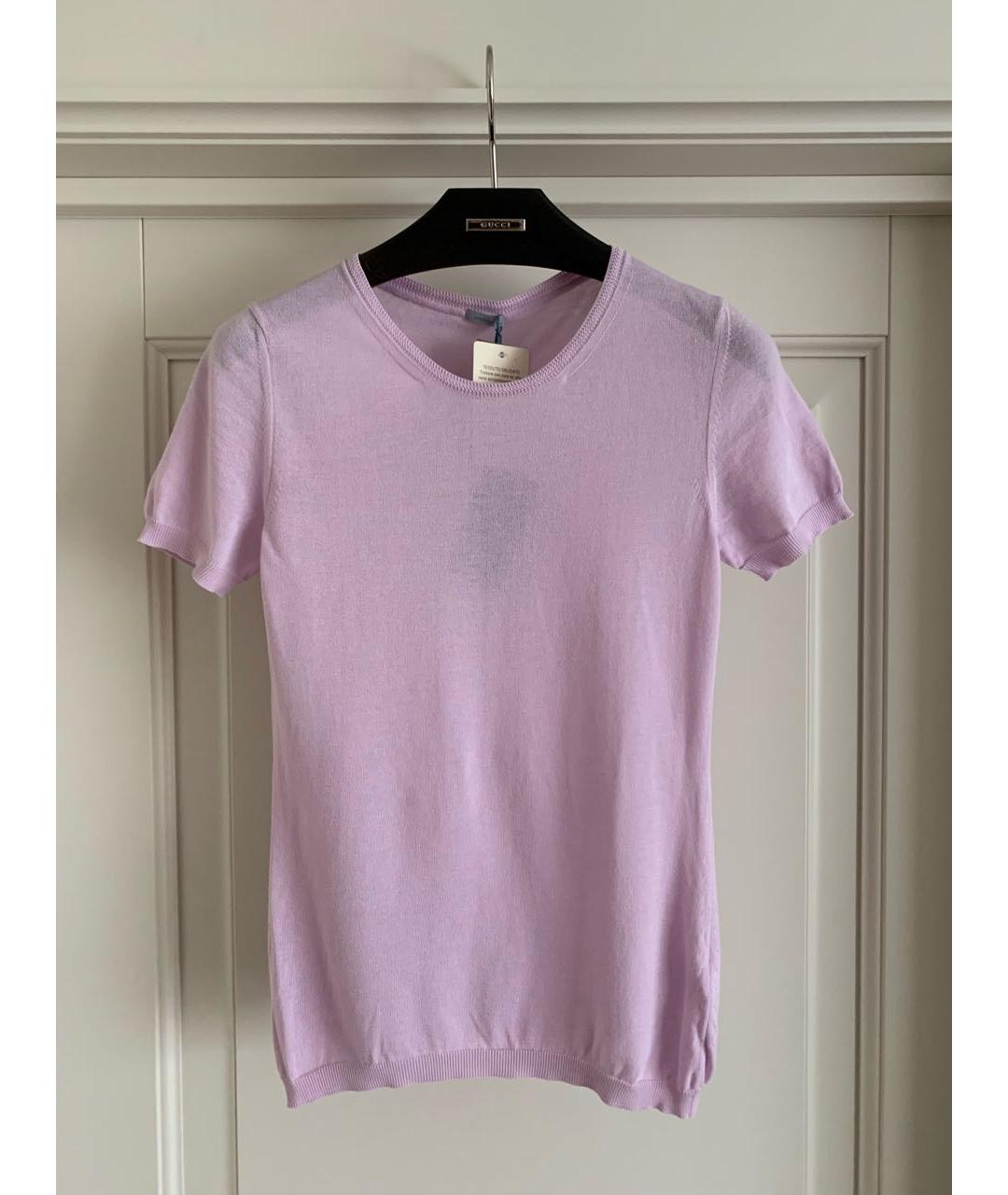 MALO Розовая хлопковая футболка, фото 3