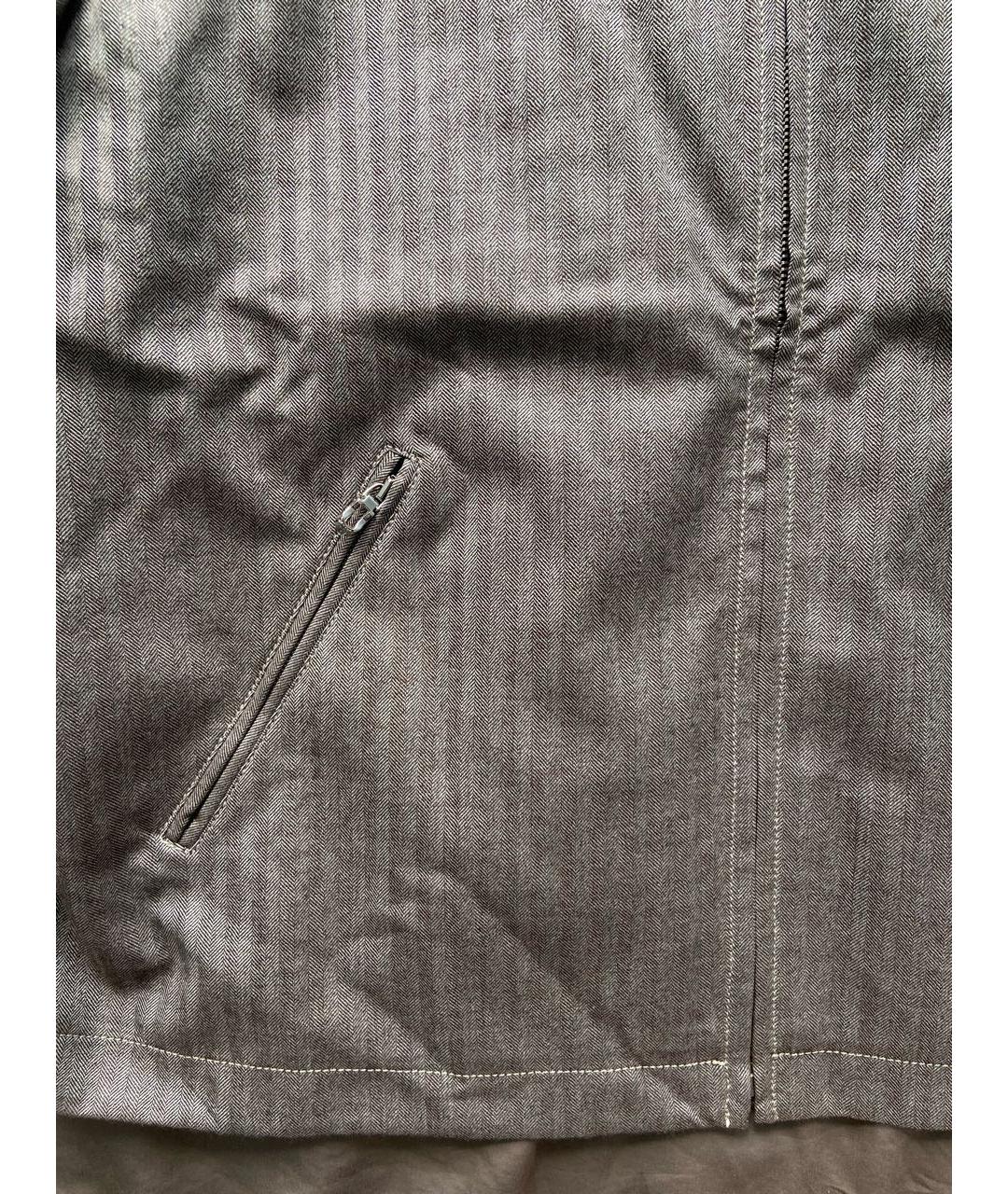 CANALI Серая полиэстеровая куртка, фото 4