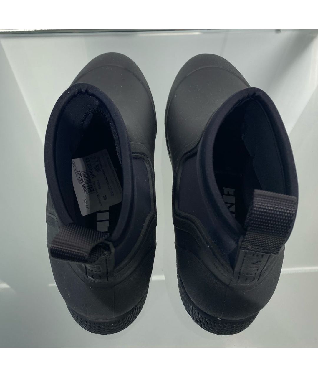 CELINE PRE-OWNED Черные резиновые ботинки, фото 3