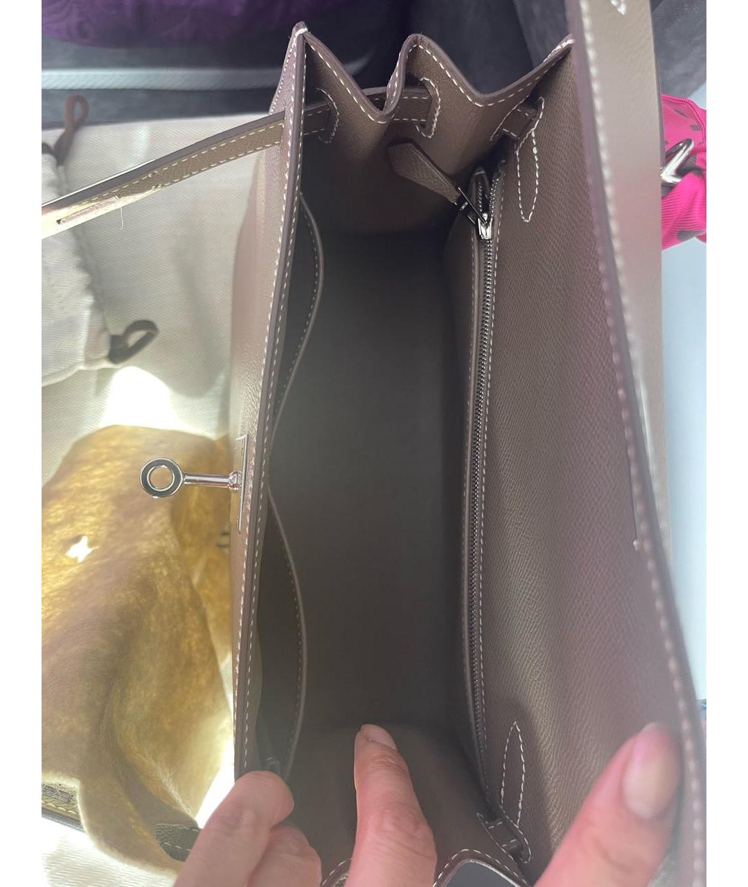 HERMES PRE-OWNED Кожаная сумка с короткими ручками, фото 4