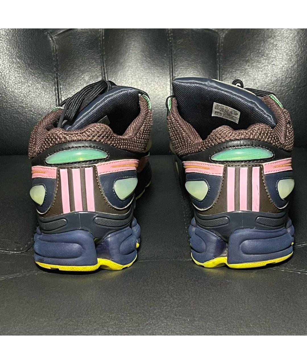 ADIDAS X RAF SIMONS Белые текстильные низкие кроссовки / кеды, фото 2