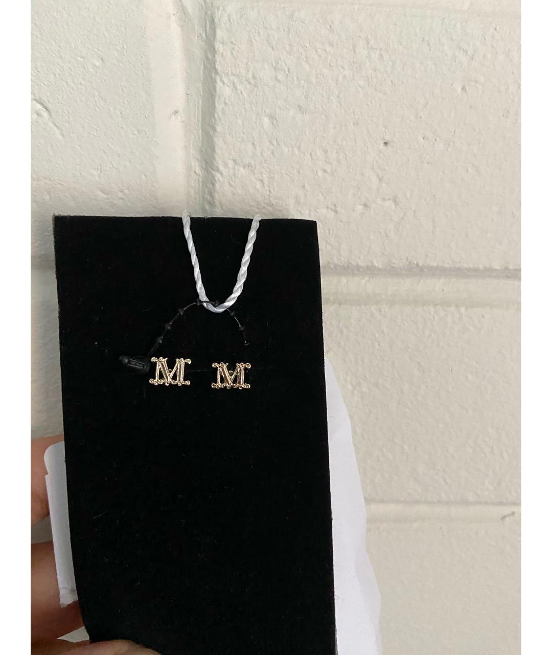 MAX MARA Золотые серьги, фото 2