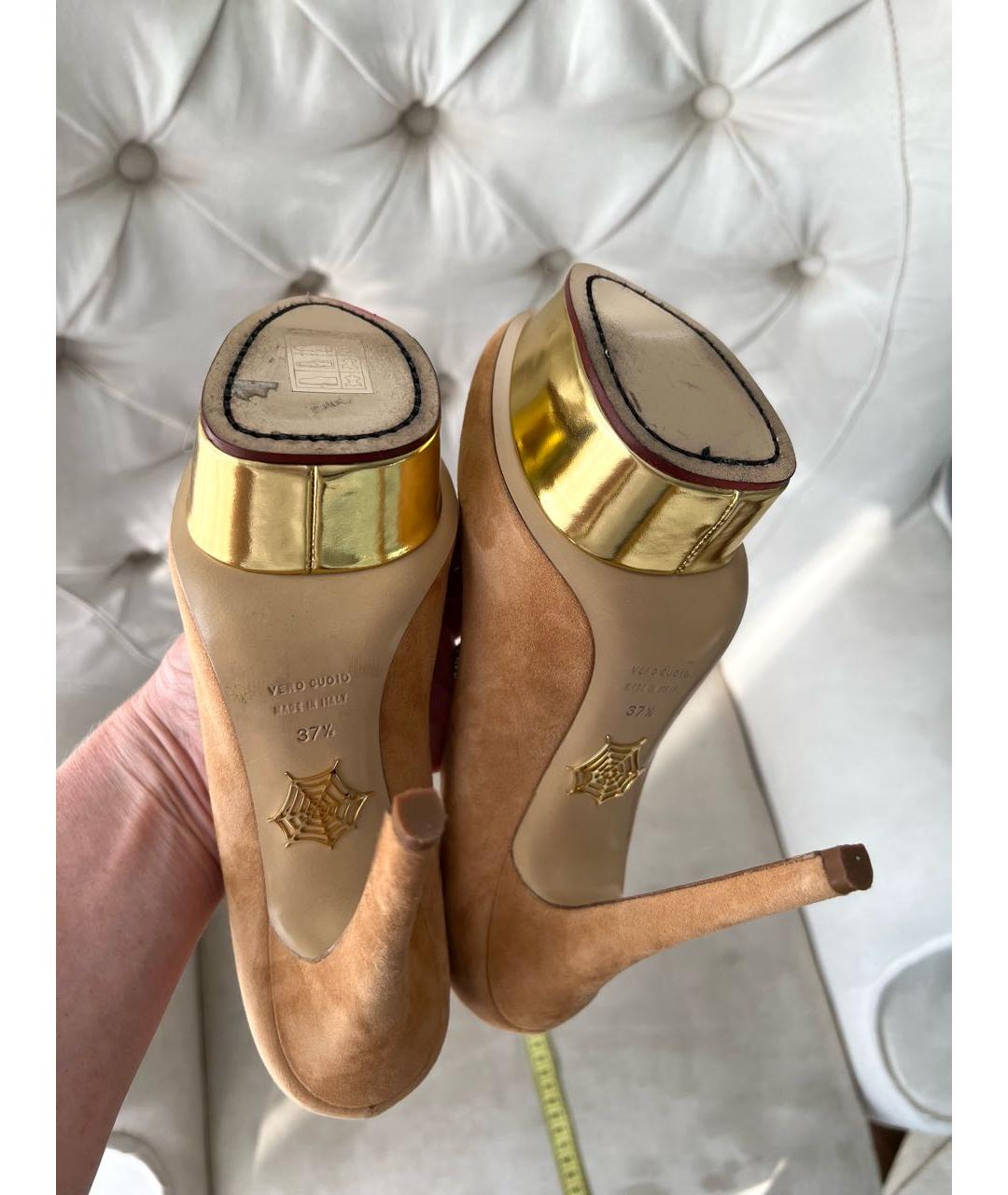 CHARLOTTE OLYMPIA Замшевые туфли, фото 3