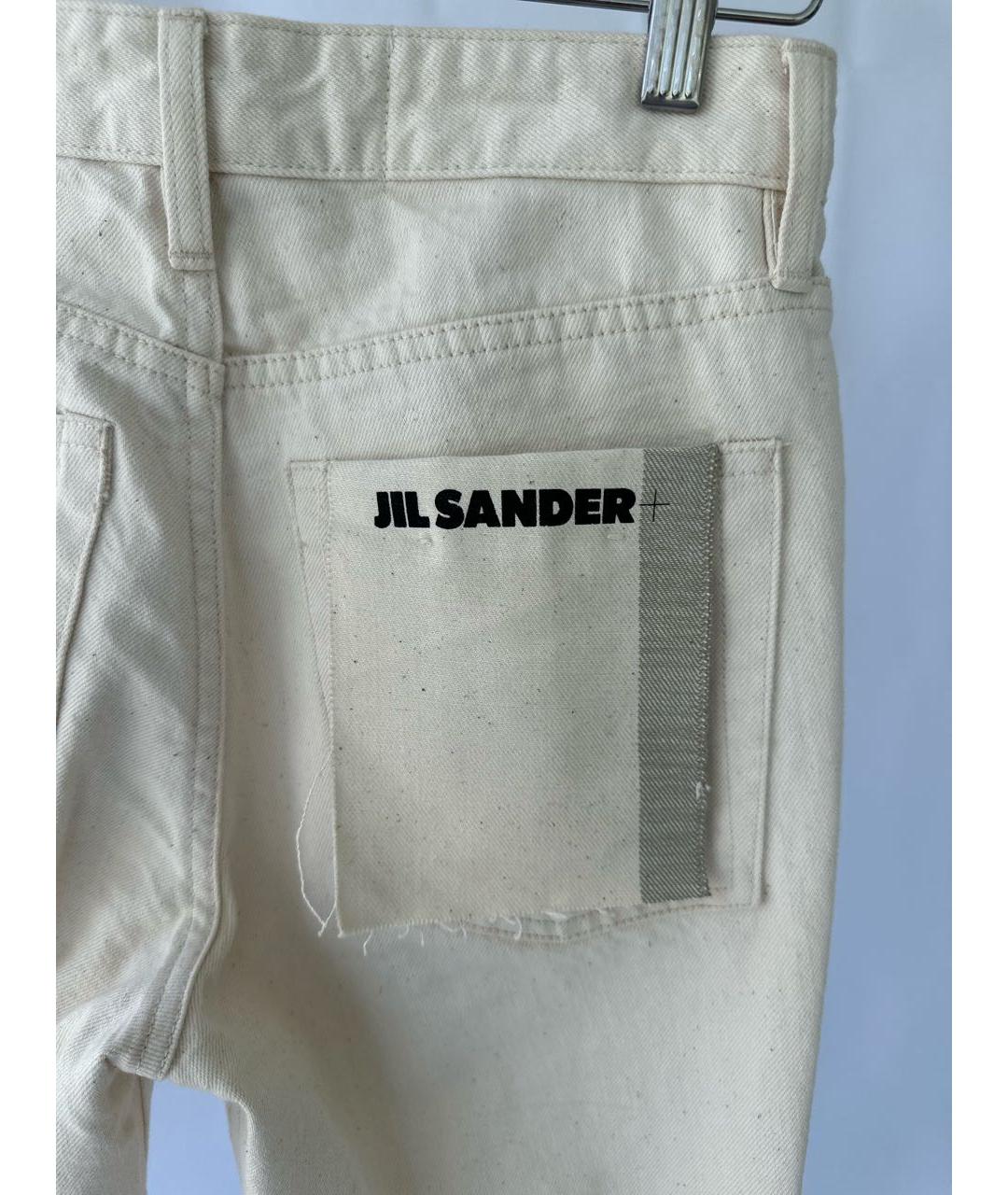 JIL SANDER Хлопковые прямые джинсы, фото 4