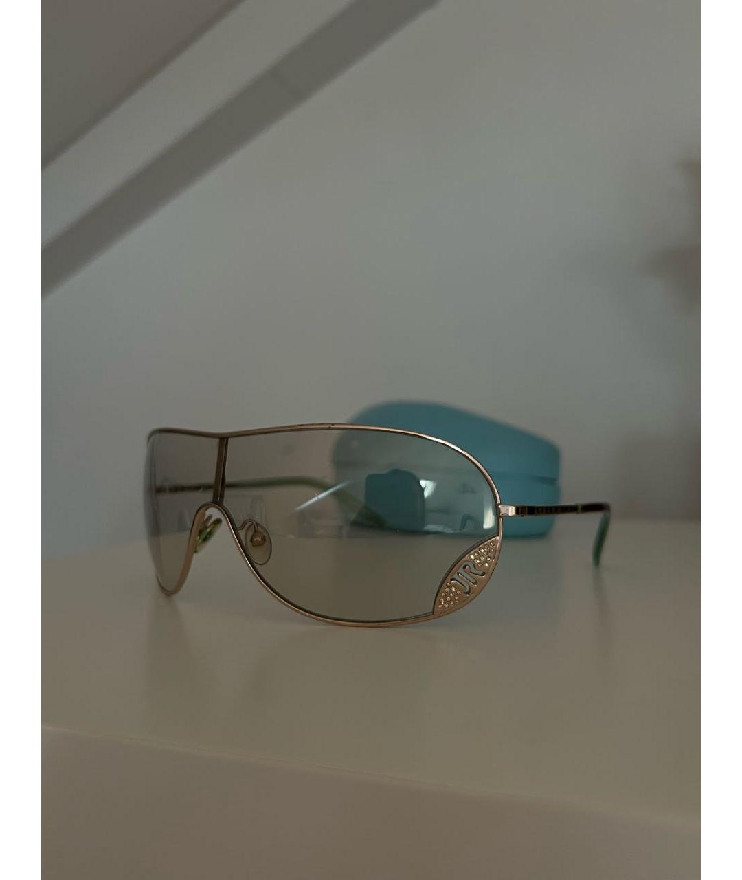 JOHN RICHMOND Бежевые металлические солнцезащитные очки, фото 5