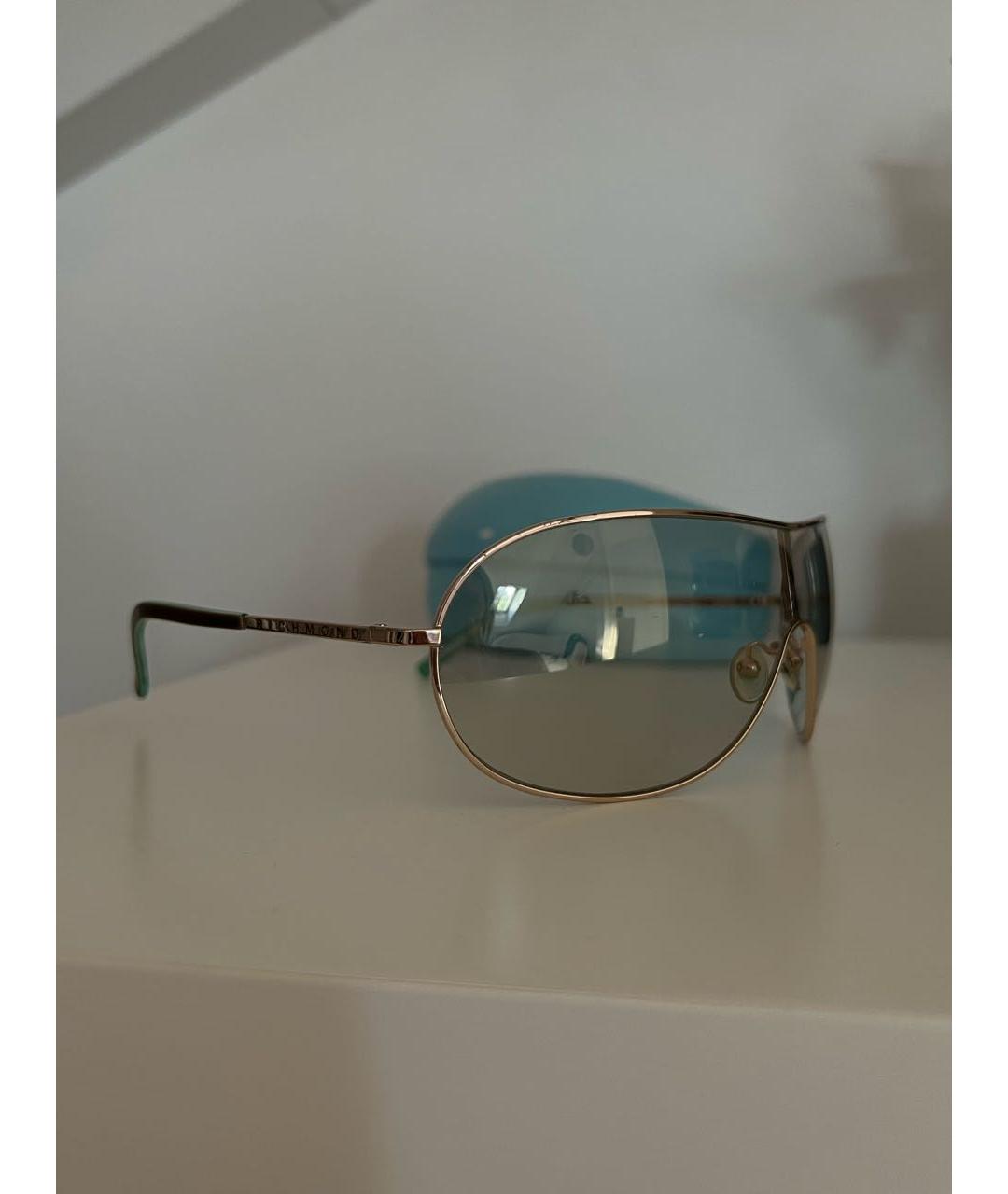 JOHN RICHMOND Бежевые металлические солнцезащитные очки, фото 4