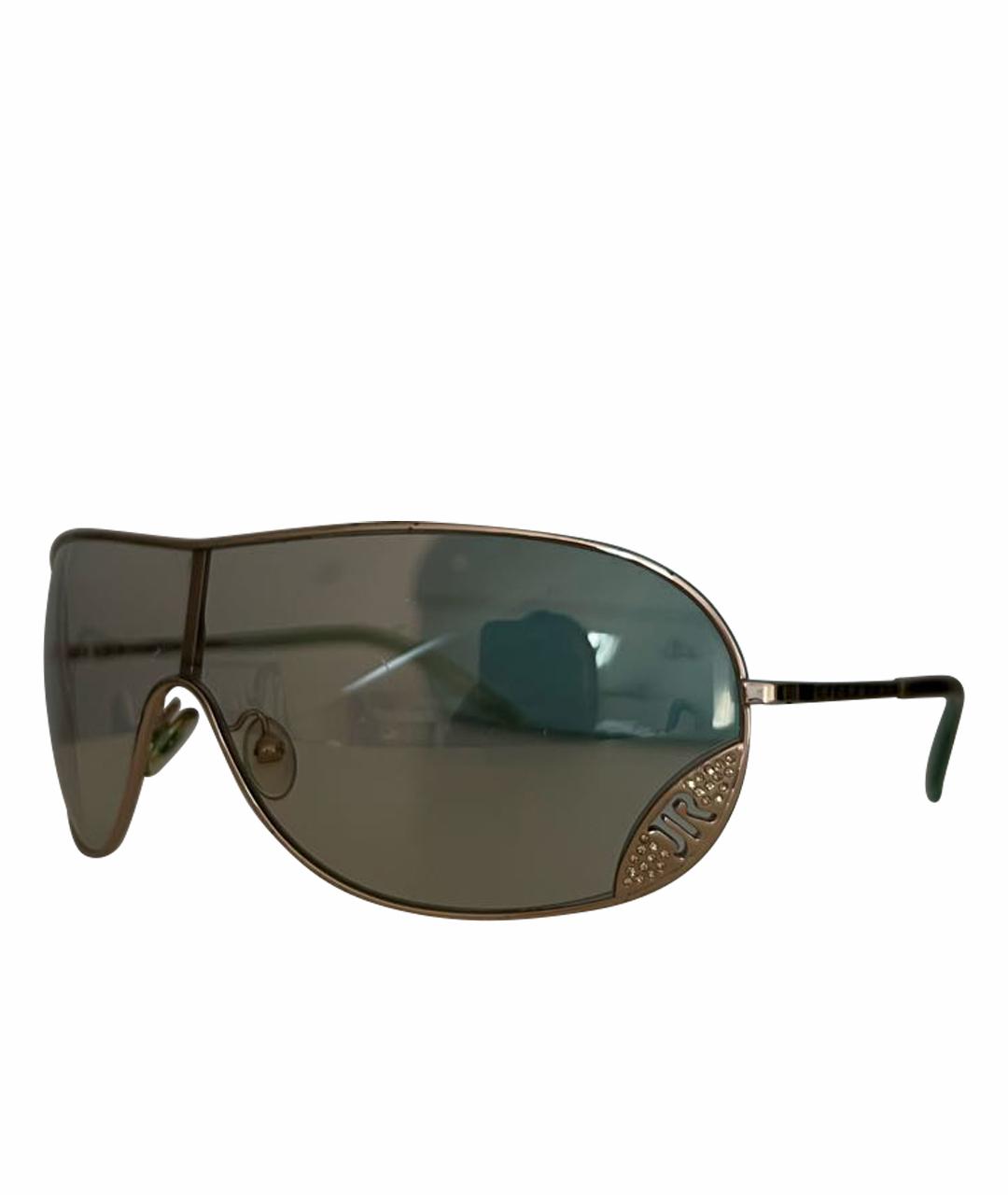 JOHN RICHMOND Бежевые металлические солнцезащитные очки, фото 1