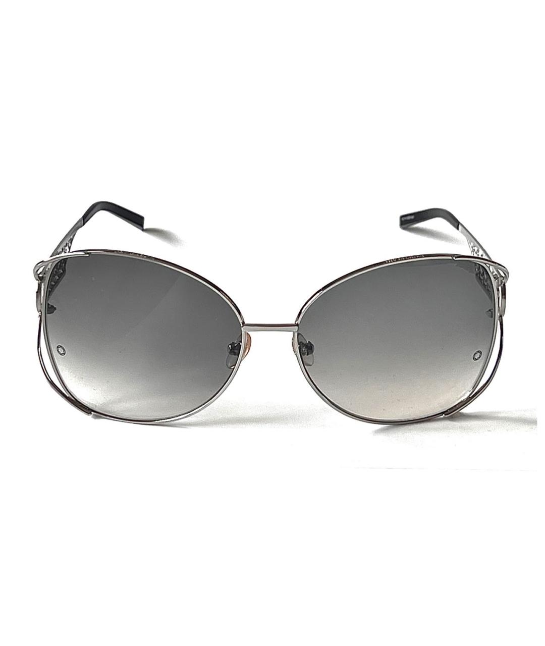 MONTBLANC Серебряные металлические солнцезащитные очки, фото 9