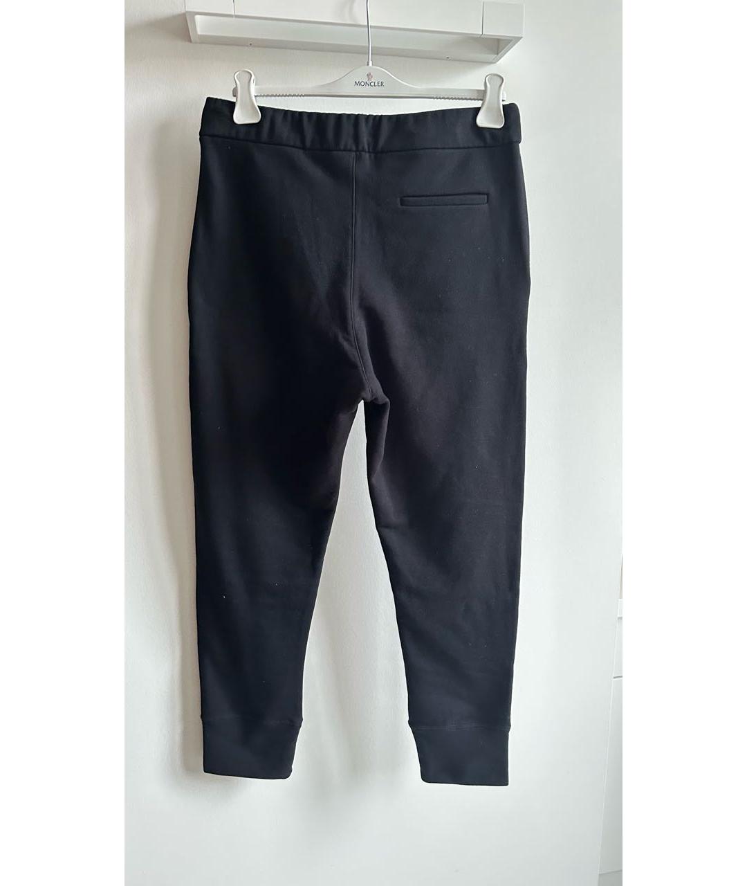 JIL SANDER Черные хлопковые спортивные брюки и шорты, фото 6