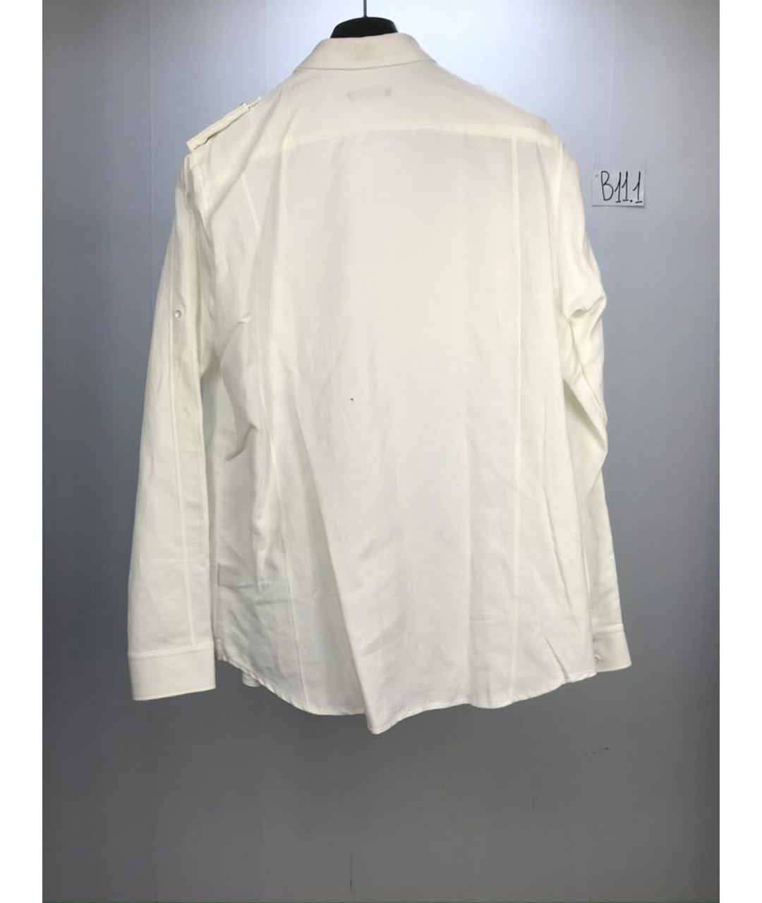 BALMAIN Белая хлопковая классическая рубашка, фото 2